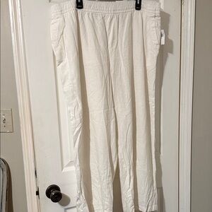 Old Navy High-Rise White Pants